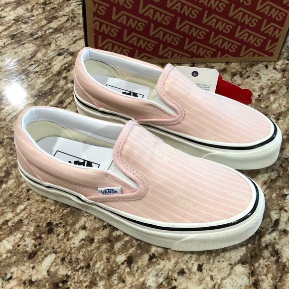 Vans Classi Slip-On 98 Anaheim Factory Stripe Pink - Picture 1 of 6